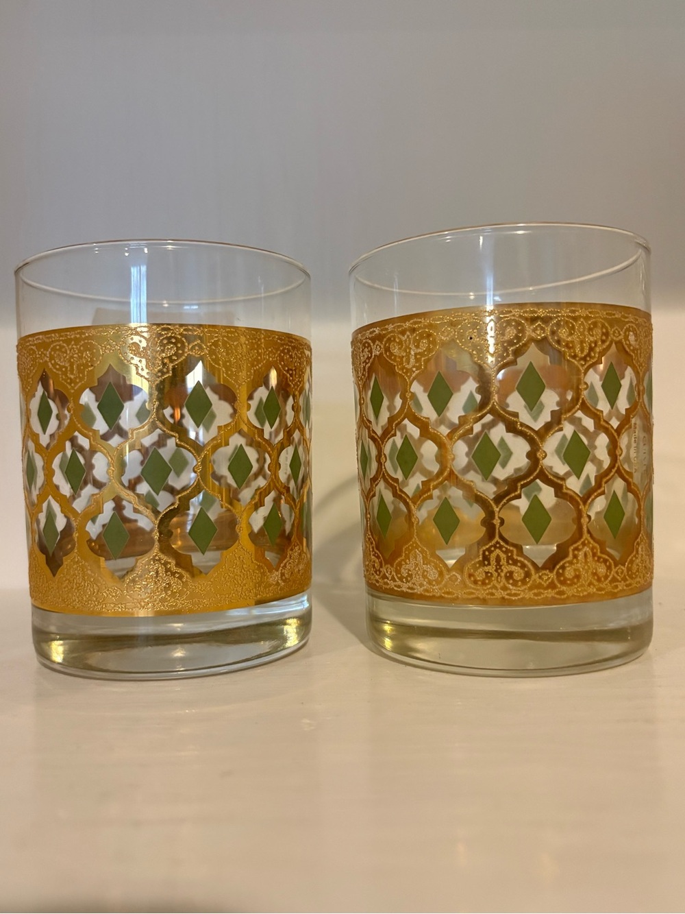 MCM Culver Valencia Whiskey Glasses, Set of 2